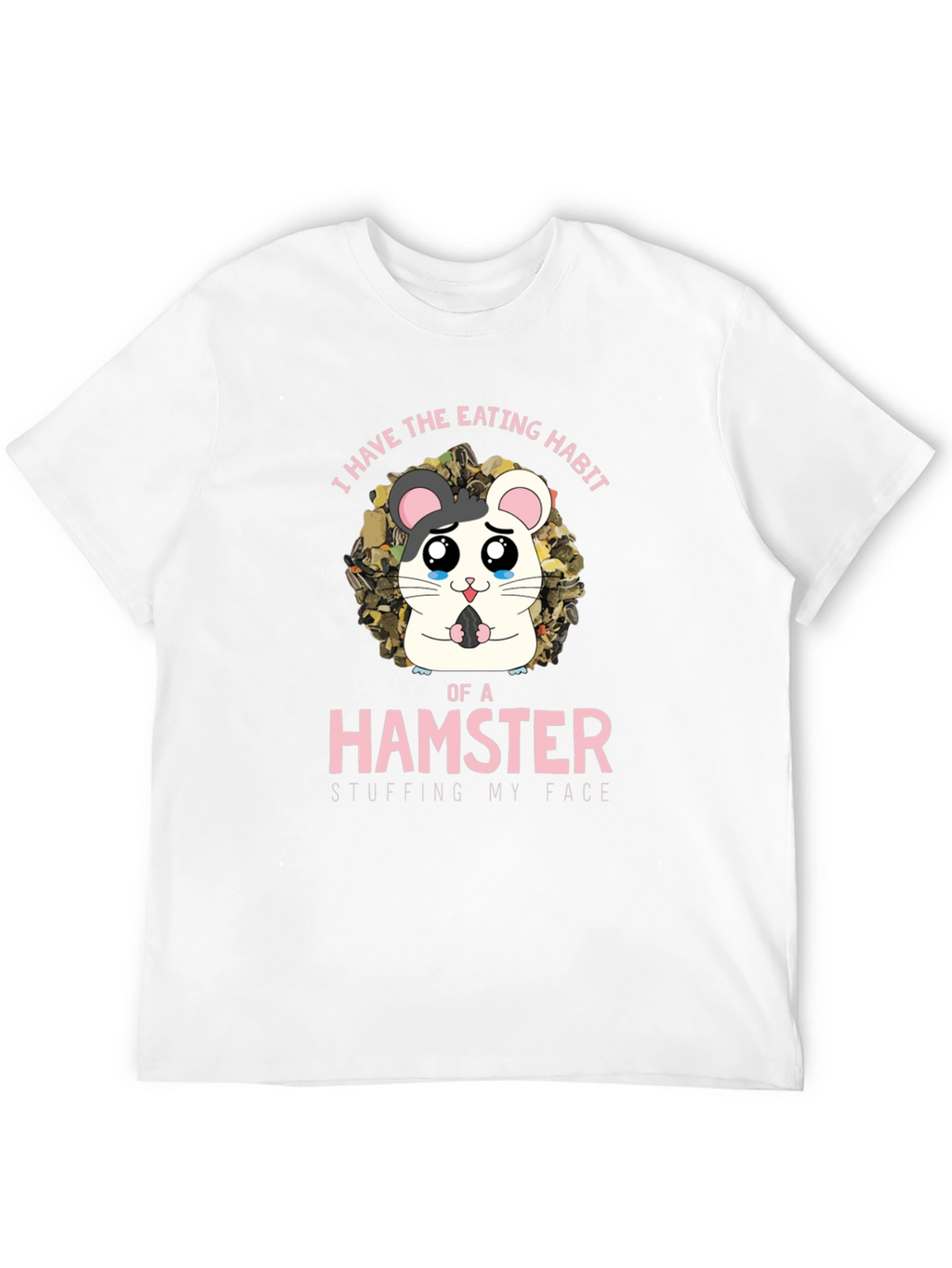 Hamster Eating Habit Graphic T-Shirt