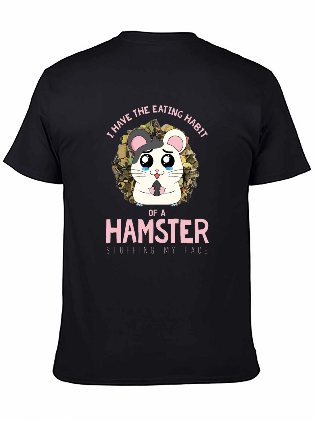 Hamster Eating Habit Graphic T-Shirt