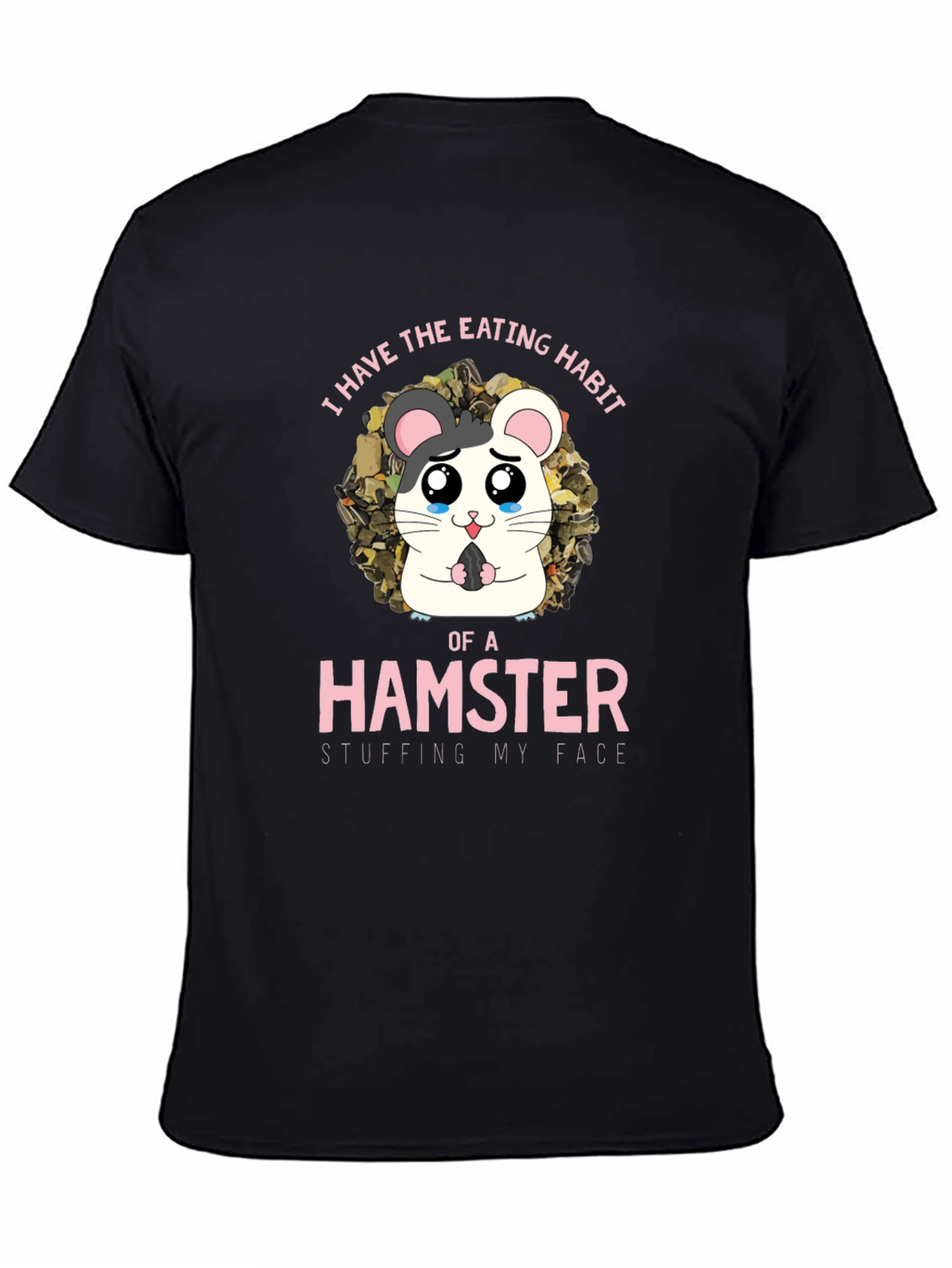 Hamster Eating Habit Graphic T-Shirt