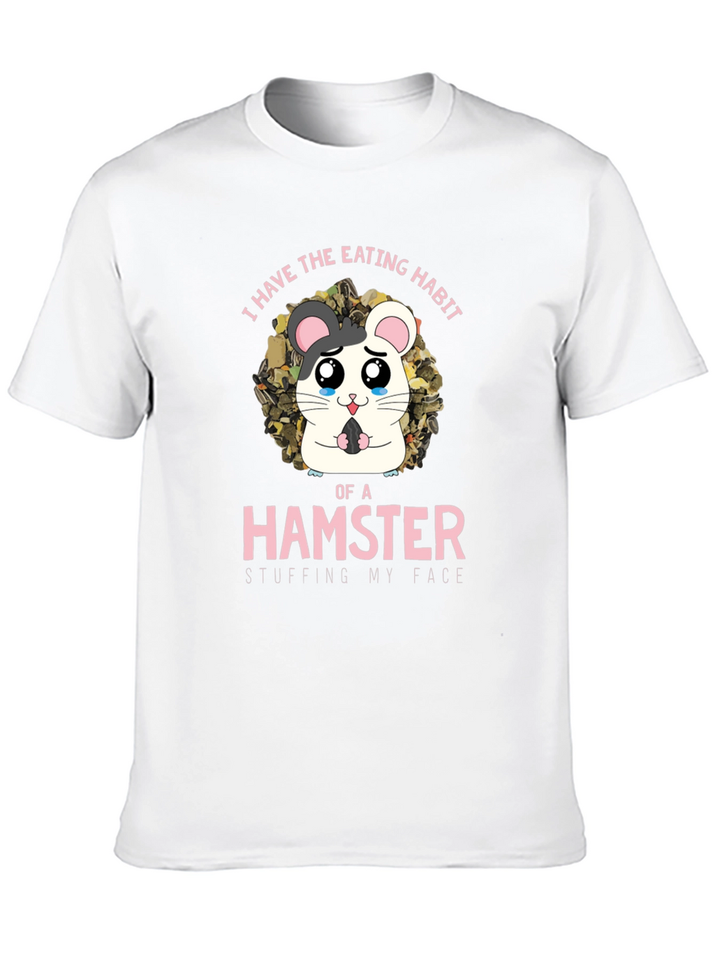 Hamster Eating Habit Graphic T-Shirt