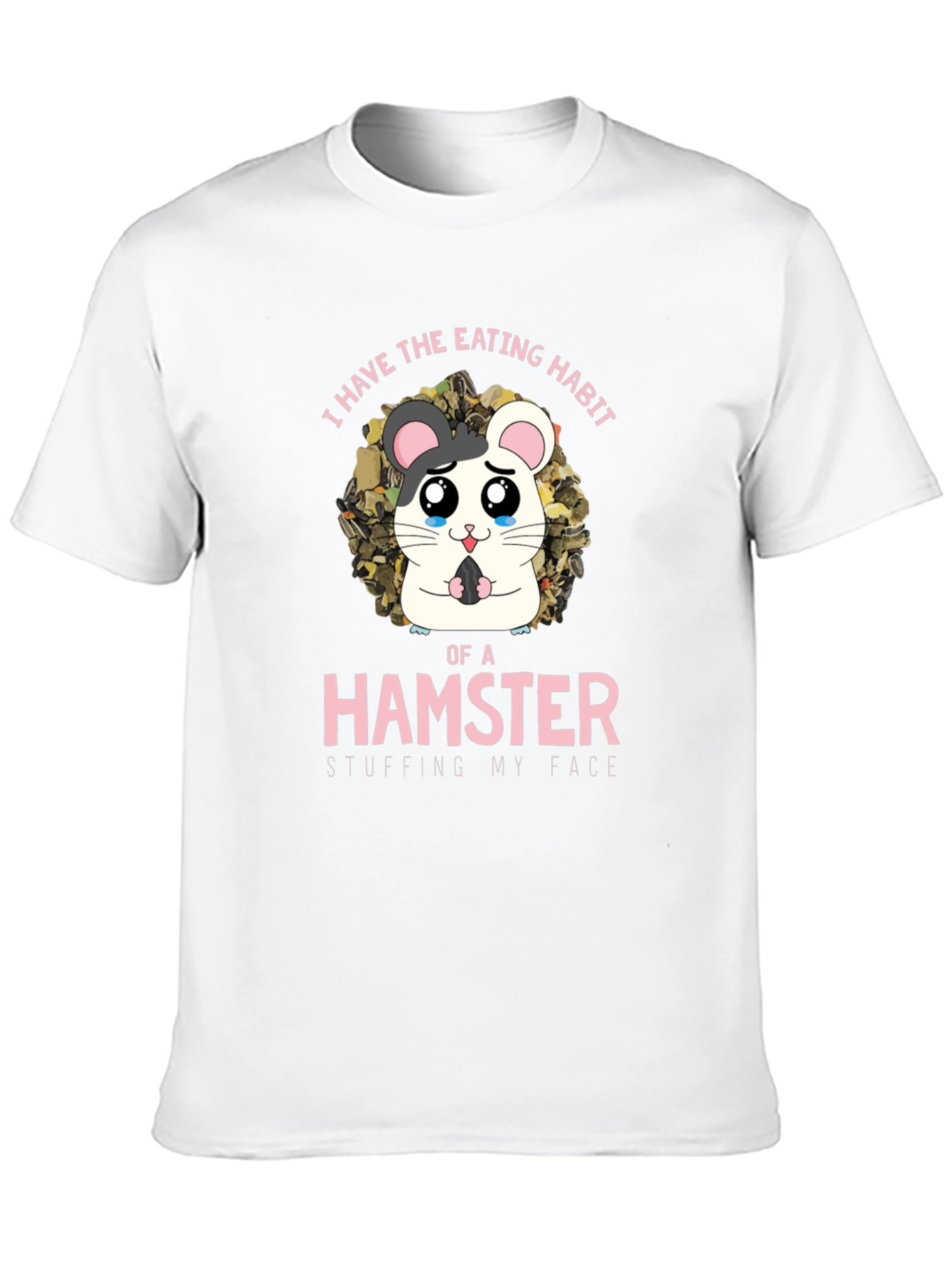 Hamster Eating Habit Graphic T-Shirt