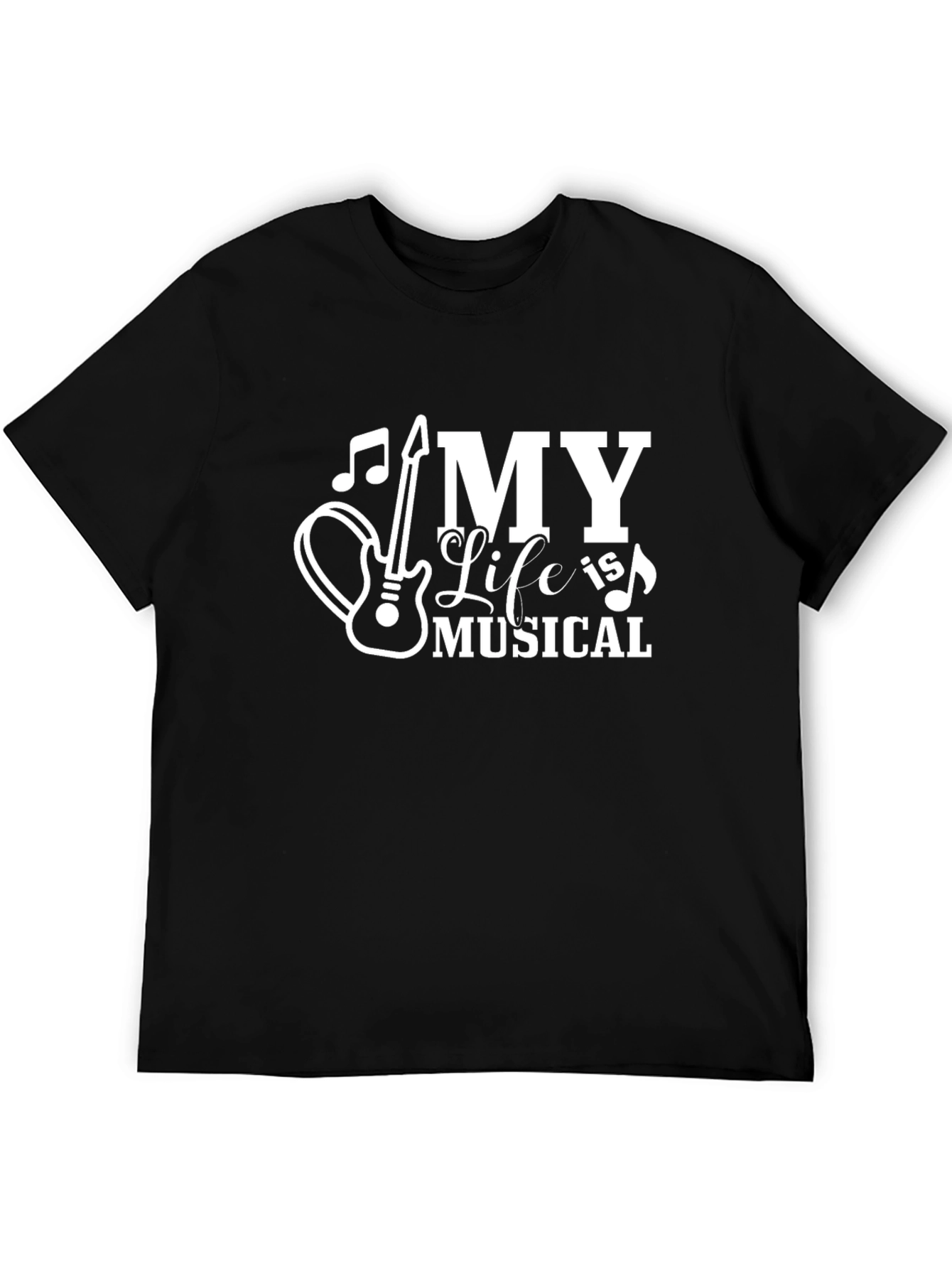 My Life is Musical Black T-Shirt