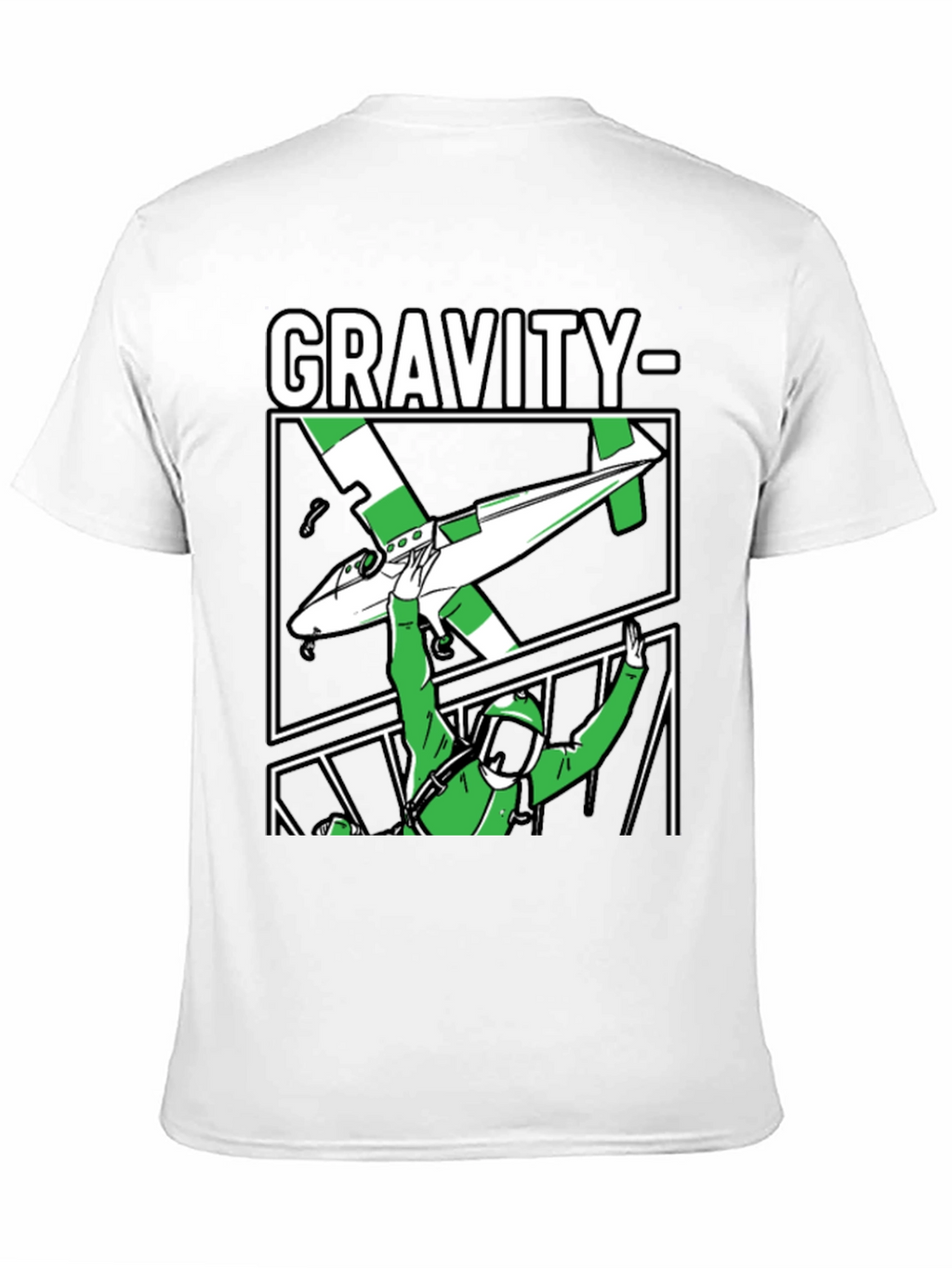 Gravity Parachute T-Shirt Black