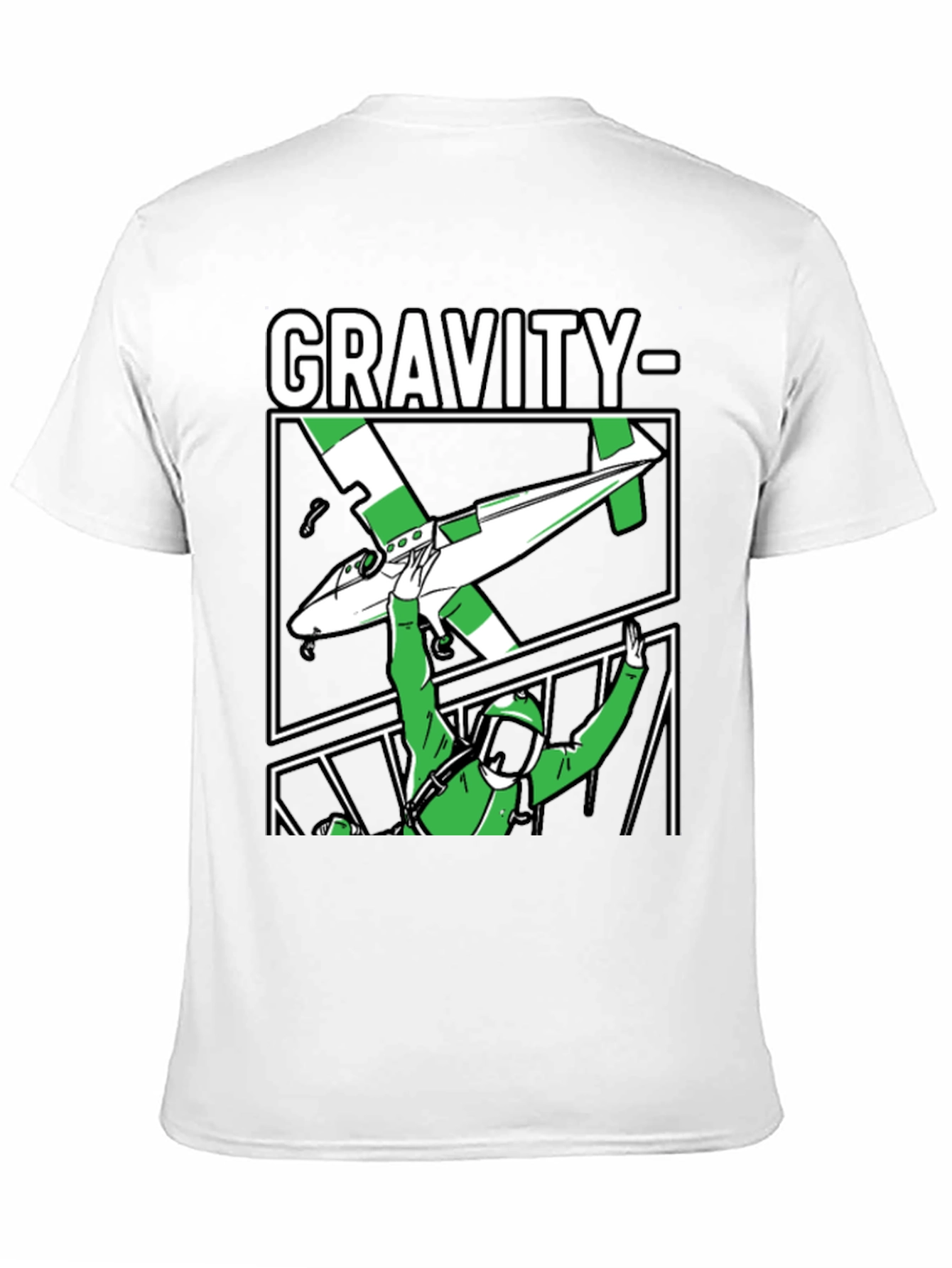 Gravity Parachute T-Shirt Black