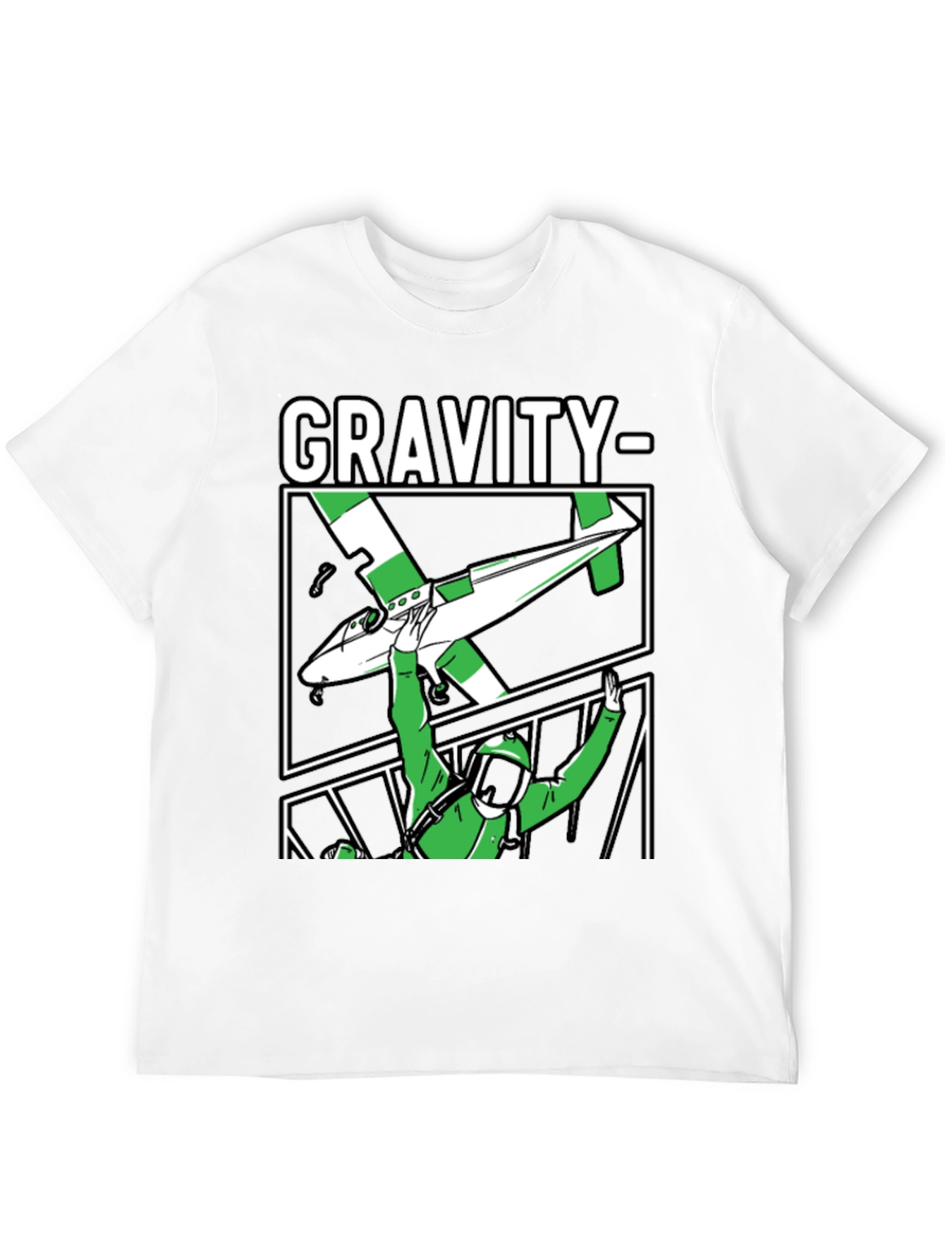 Gravity Parachute T-Shirt Black
