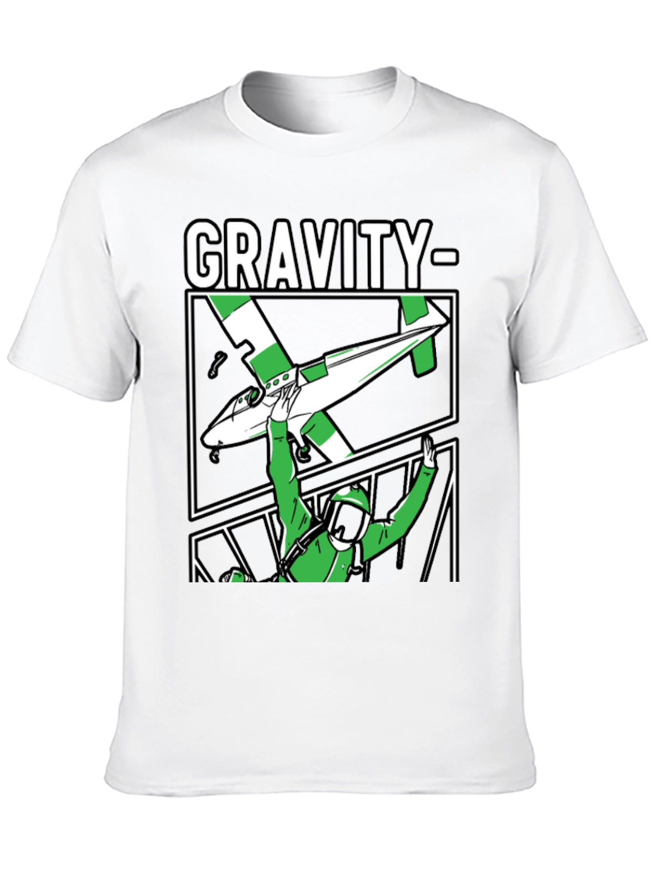Gravity Parachute T-Shirt Black