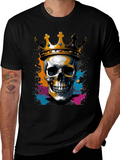 Skull King Black Graphic Tee
