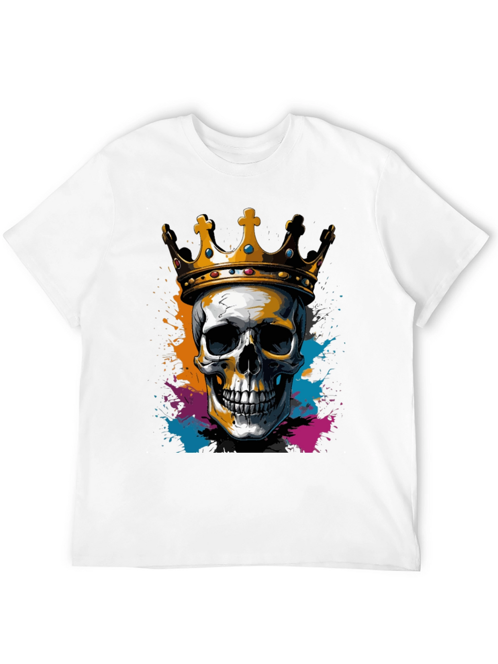 Skull King Black Graphic Tee