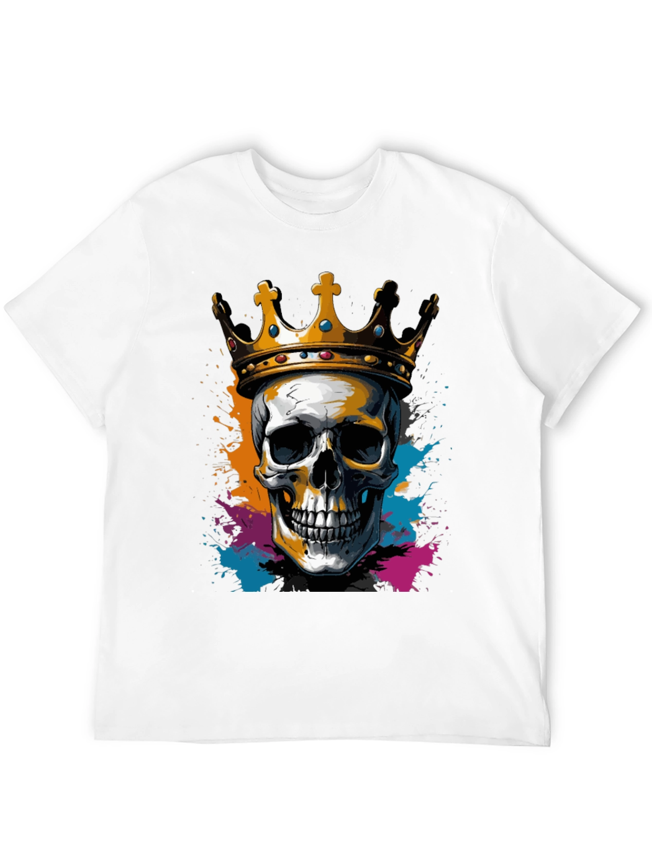 Skull King Black Graphic Tee