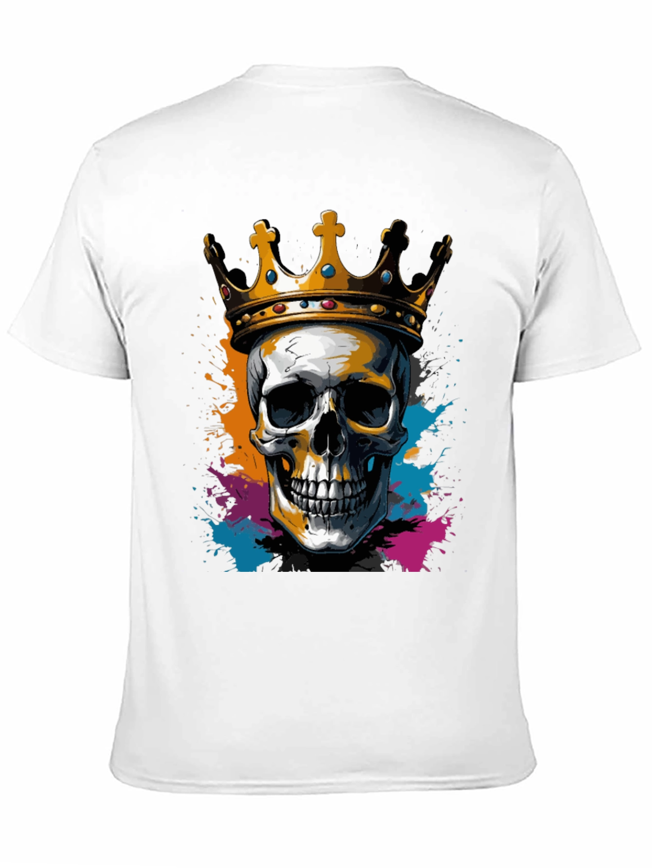Skull King Black Graphic Tee