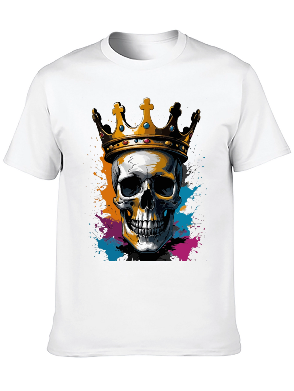 Skull King Black Graphic Tee