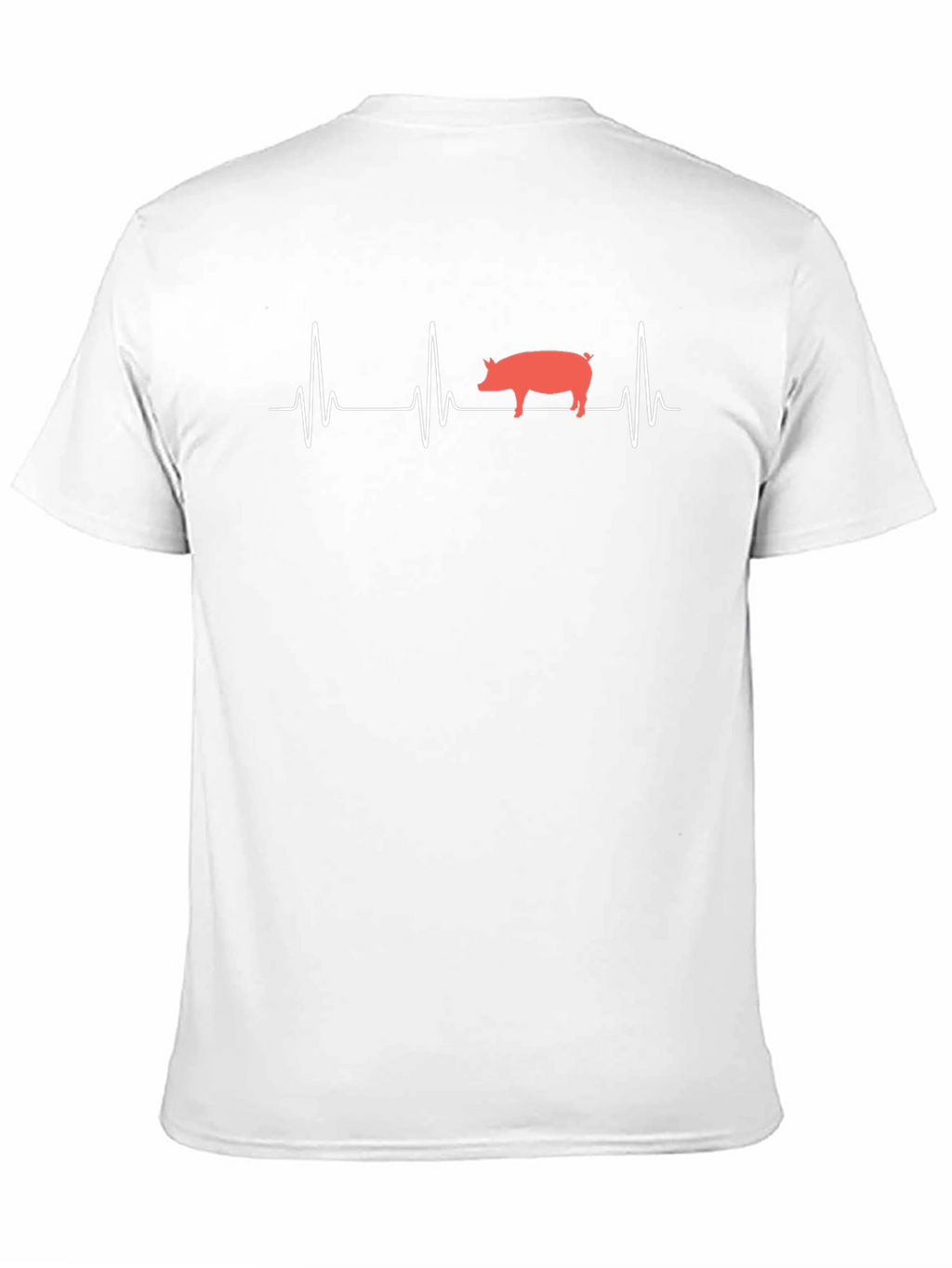 Pig Heartbeat Black T-Shirt