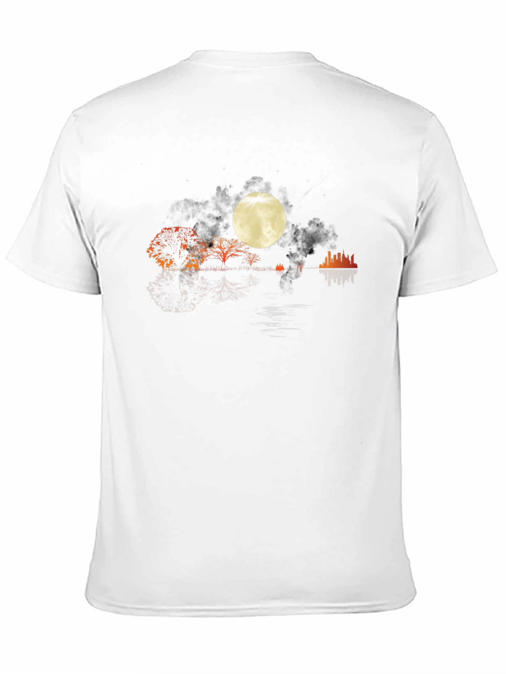 Moonlit Landscape Graphic Tee - Stylish Comfort