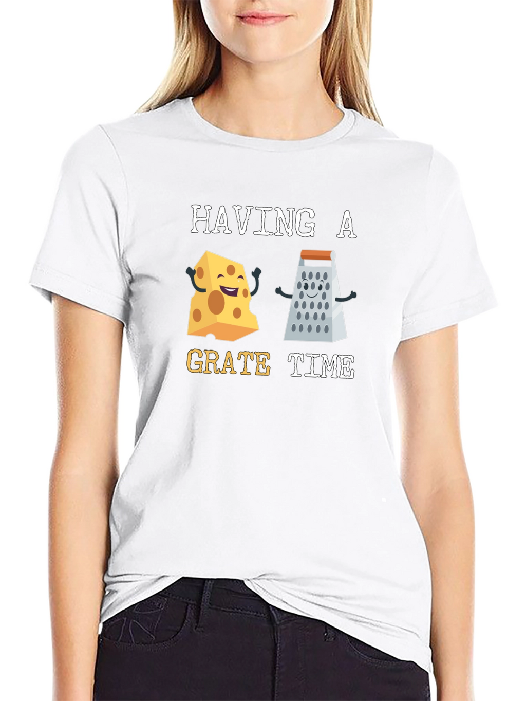 Funny Cheese Grater Humor Graphic Tee