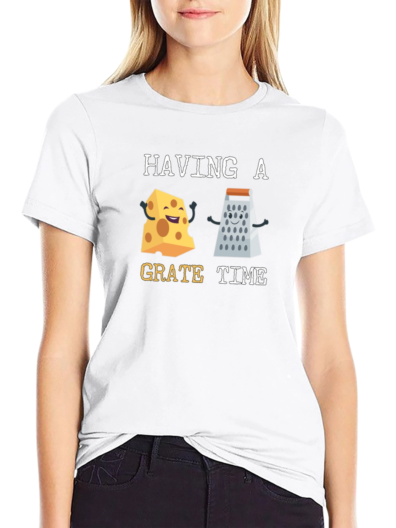 Funny Cheese Grater Humor Graphic Tee