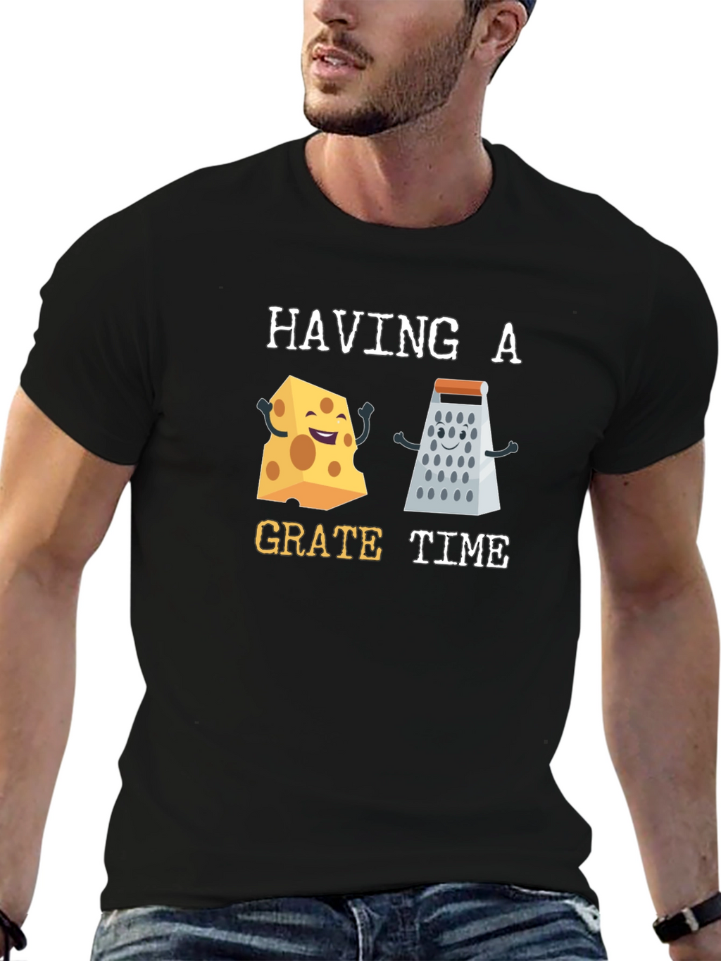 Funny Cheese Grater Humor Graphic Tee