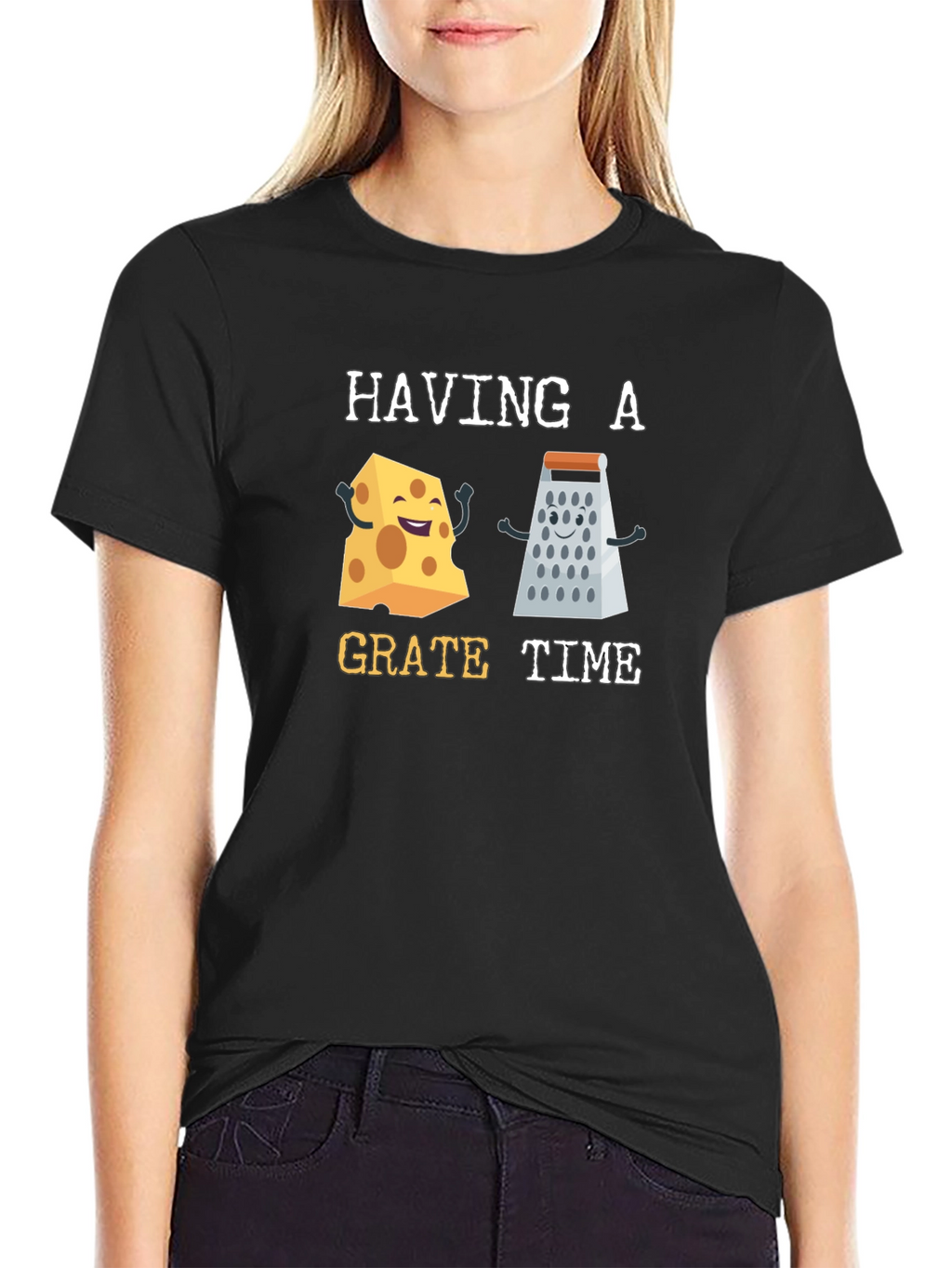 Funny Cheese Grater Humor Graphic Tee