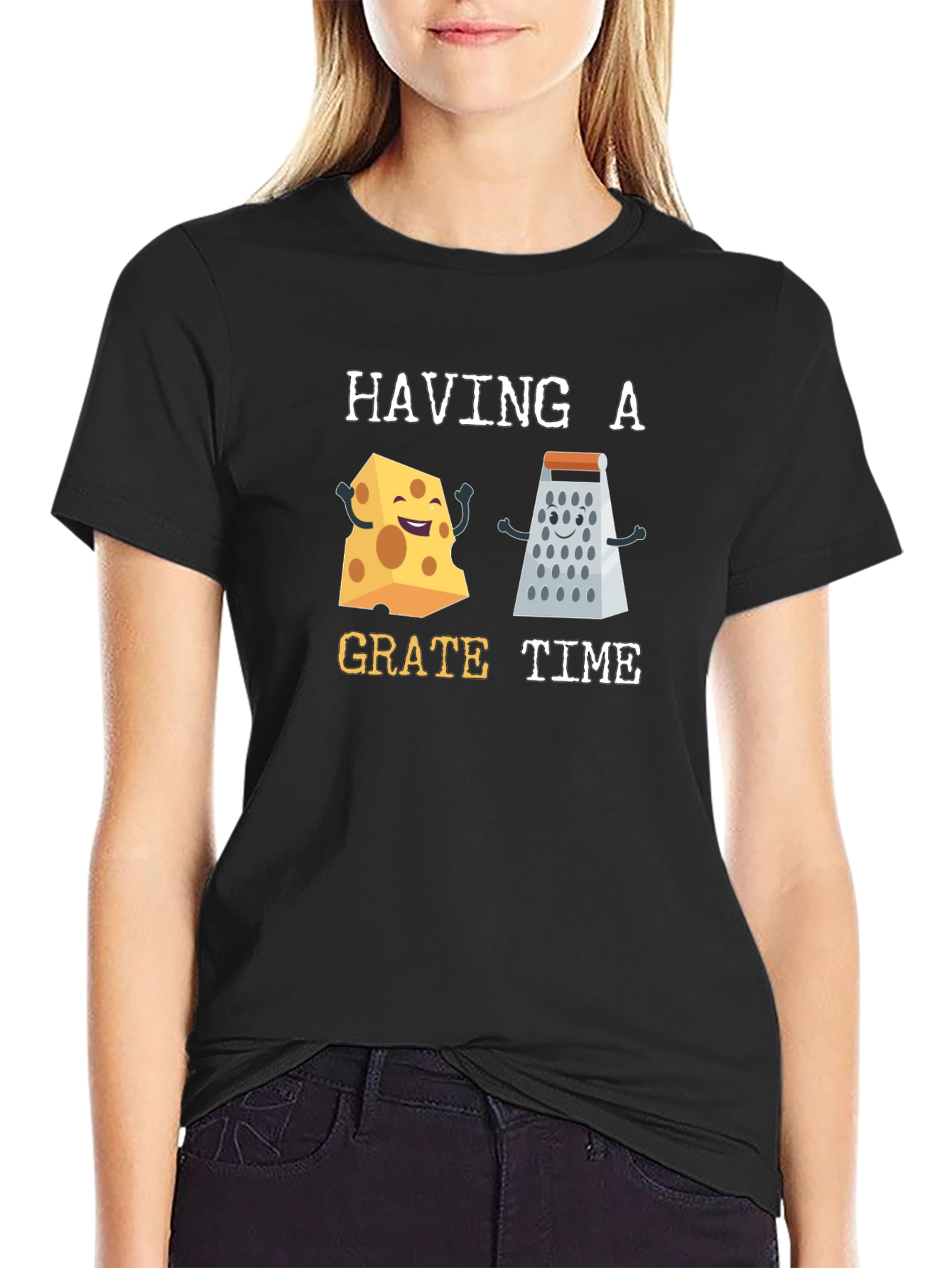 Funny Cheese Grater Humor Graphic Tee