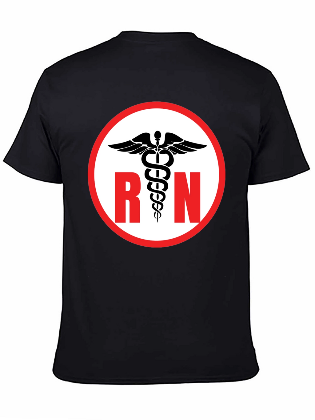 RN Caduceus Symbol Black T-Shirt