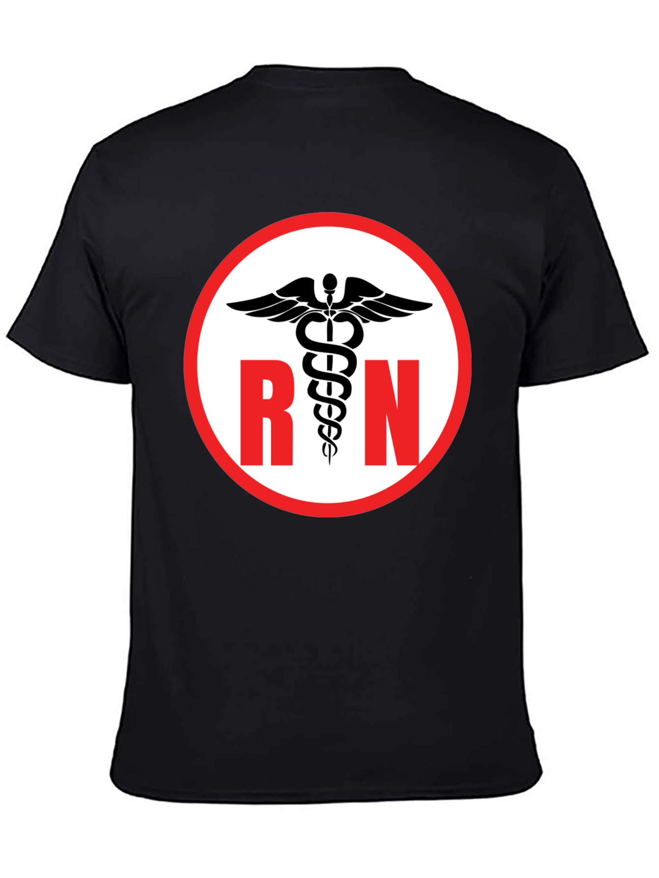 RN Caduceus Symbol Black T-Shirt