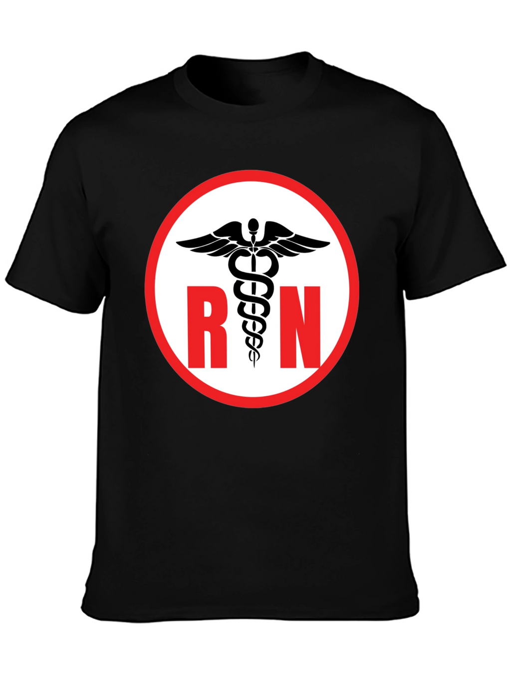 RN Caduceus Symbol Black T-Shirt