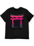 Japanese Gate Funny Graphic T-Shirt