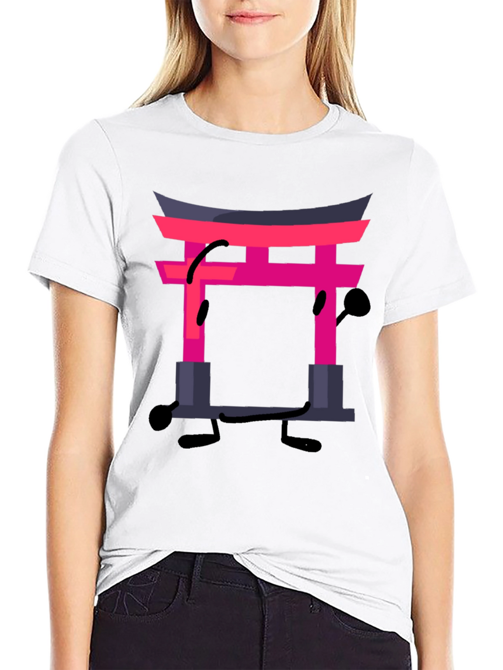 Japanese Gate Funny Graphic T-Shirt