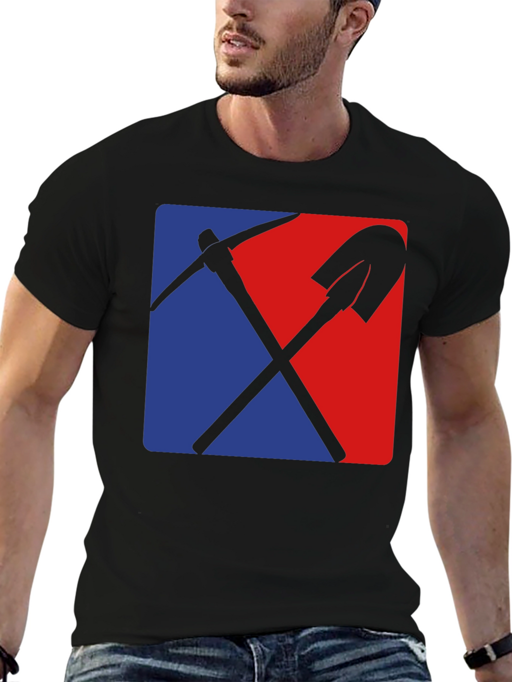 Pickaxe & Shovel Graphic Tee - Miners Delight!