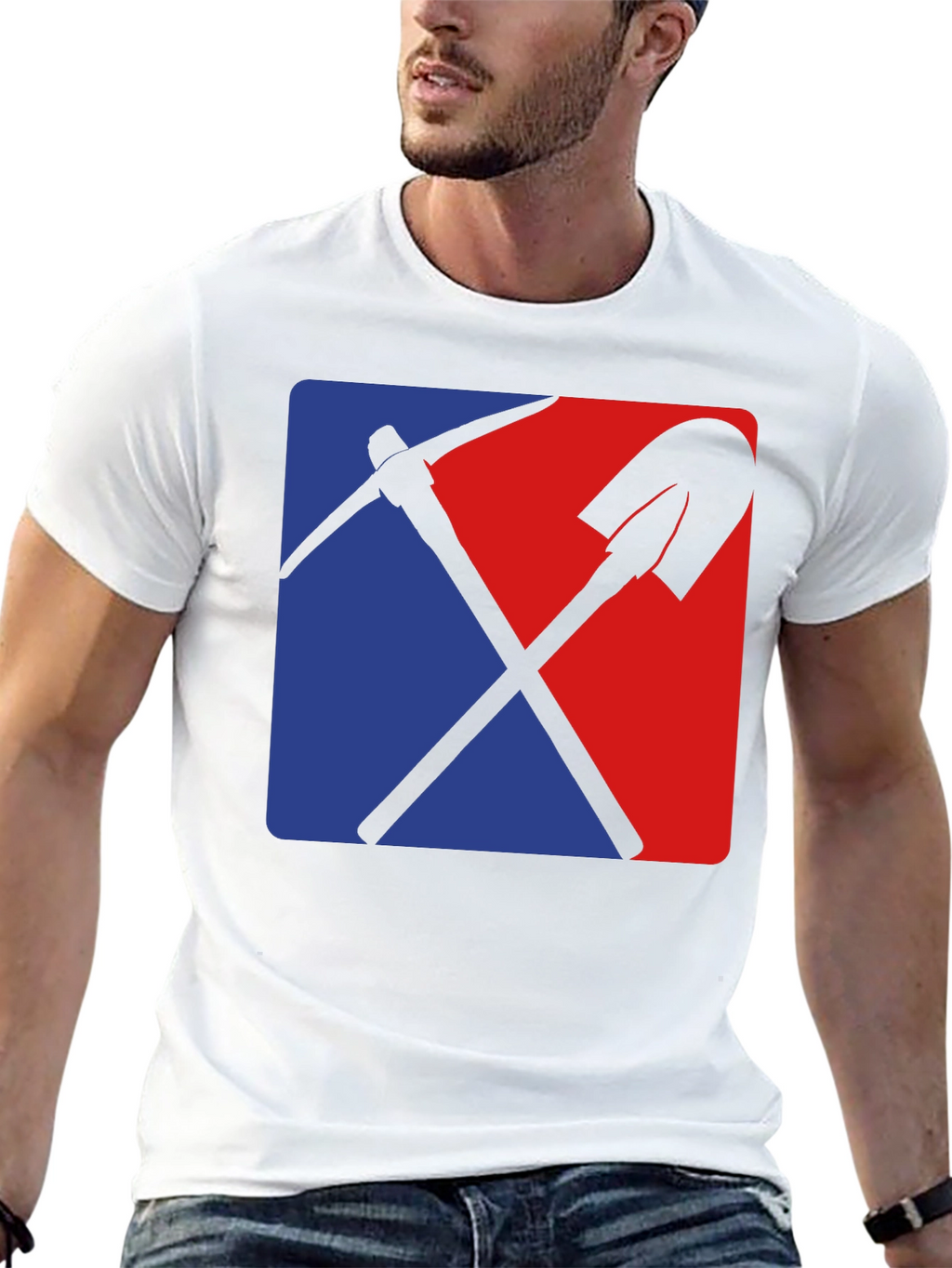 Pickaxe & Shovel Graphic Tee - Miners Delight!