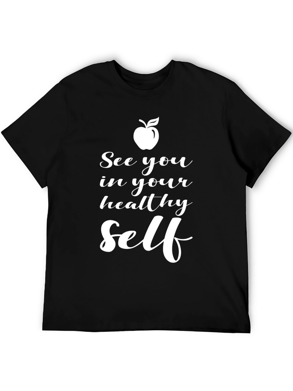Healthy Self Black T-Shirt