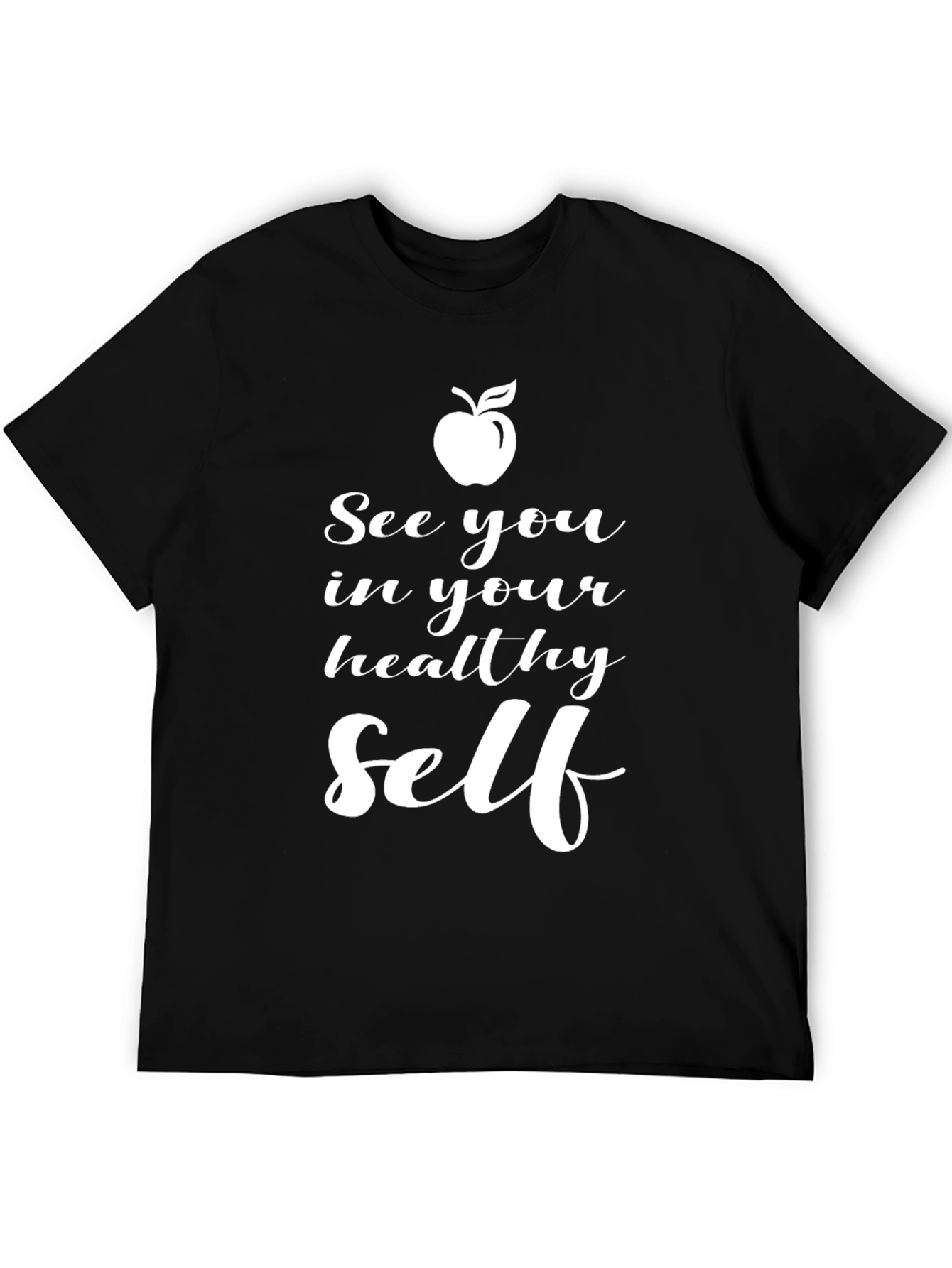 Healthy Self Black T-Shirt