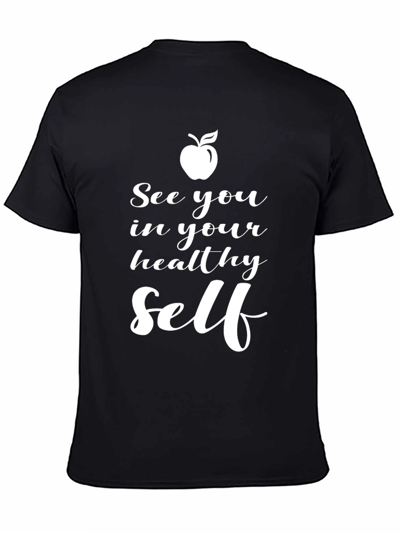 Healthy Self Black T-Shirt