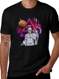 Mars Roman Statue Graphic T-Shirt