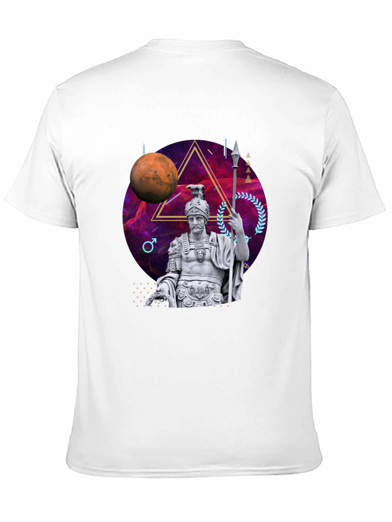 Mars Roman Statue Graphic T-Shirt