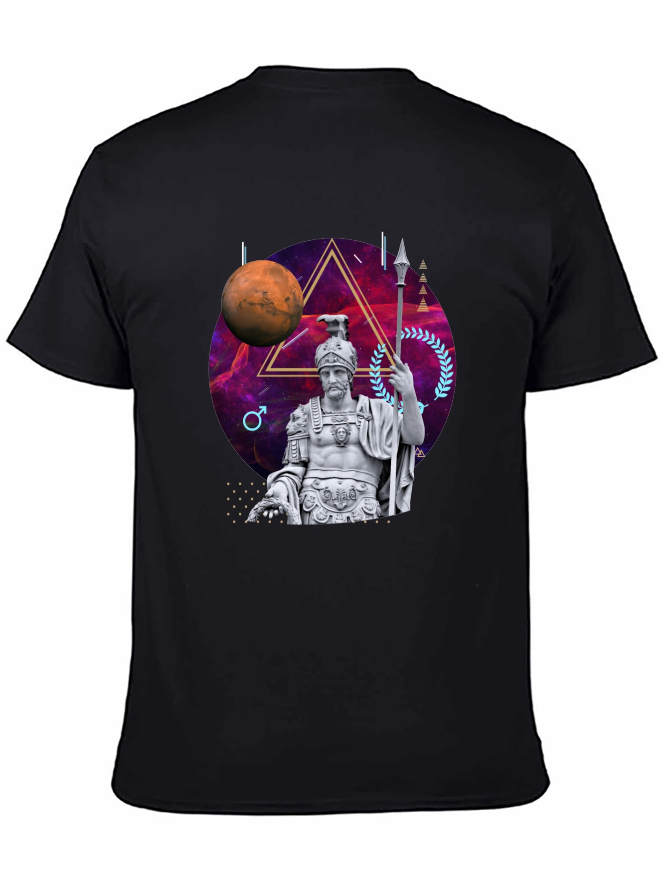 Mars Roman Statue Graphic T-Shirt