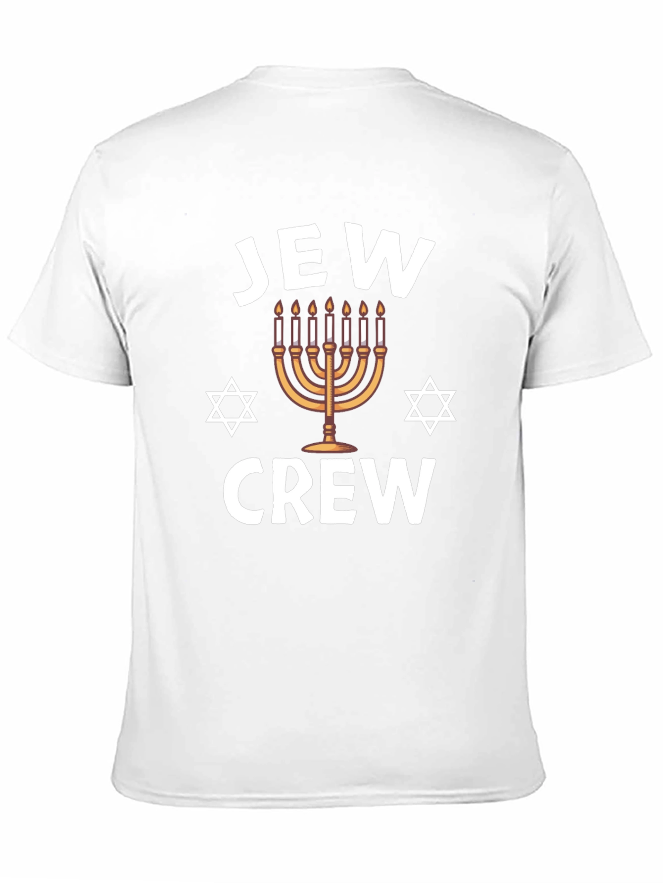 Jew Crew Hanukkah Menorah T-Shirt
