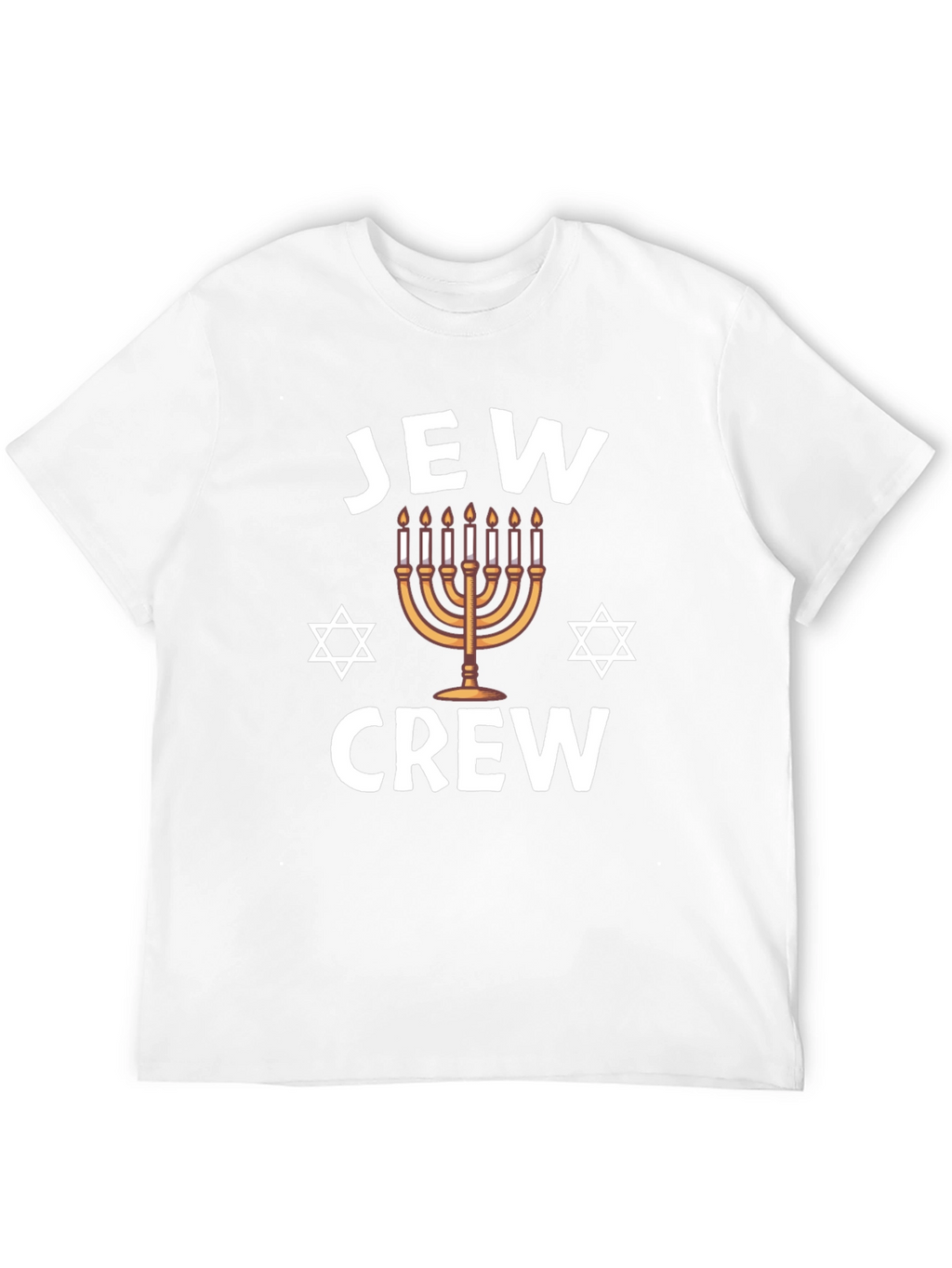 Jew Crew Hanukkah Menorah T-Shirt