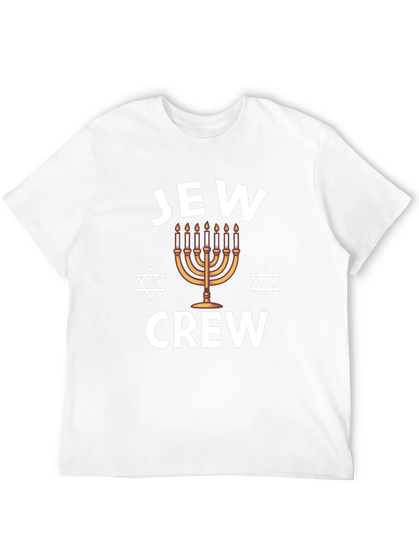 Jew Crew Hanukkah Menorah T-Shirt