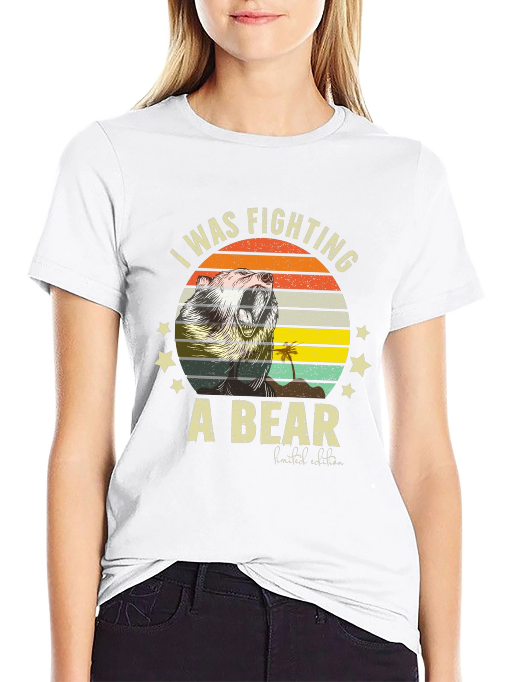 I Was Fighting A Bear T-Shirt