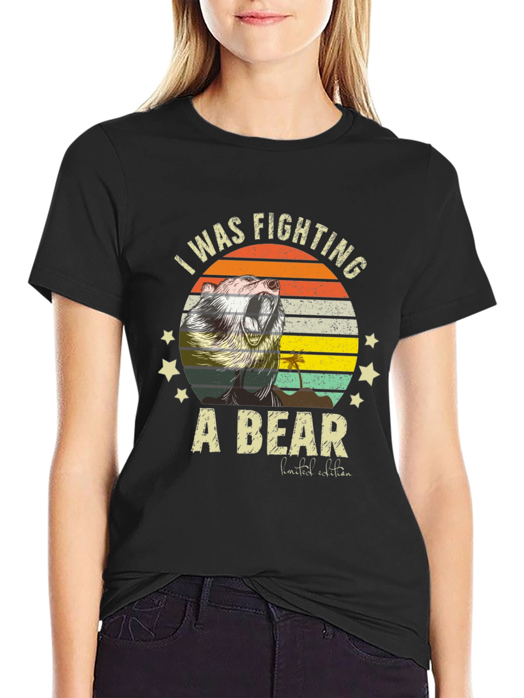 I Was Fighting A Bear T-Shirt