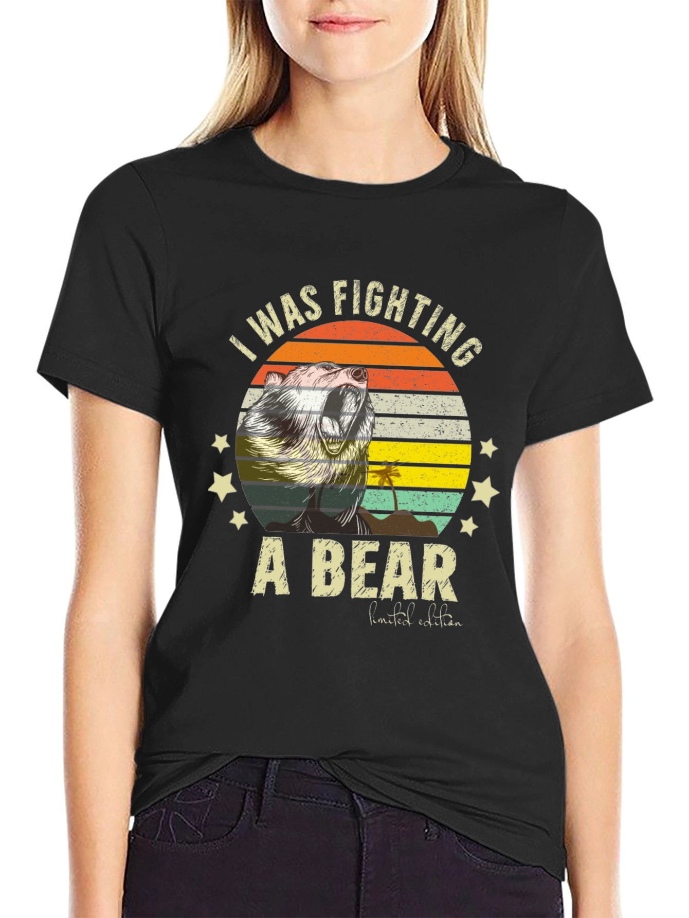 I Was Fighting A Bear T-Shirt