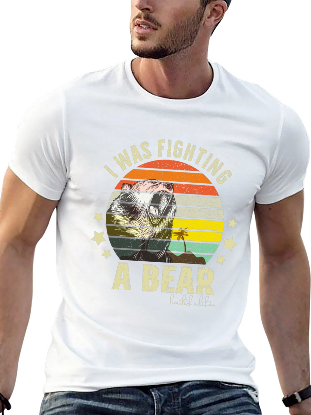 I Was Fighting A Bear T-Shirt