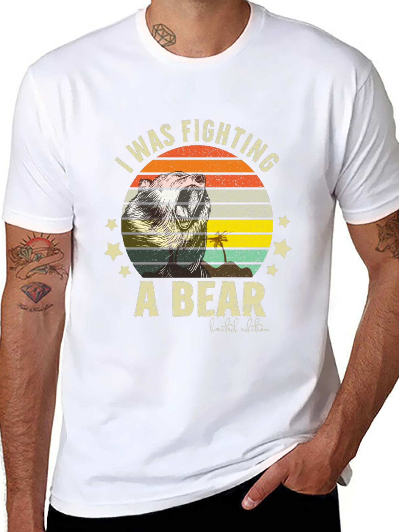 I Was Fighting A Bear T-Shirt