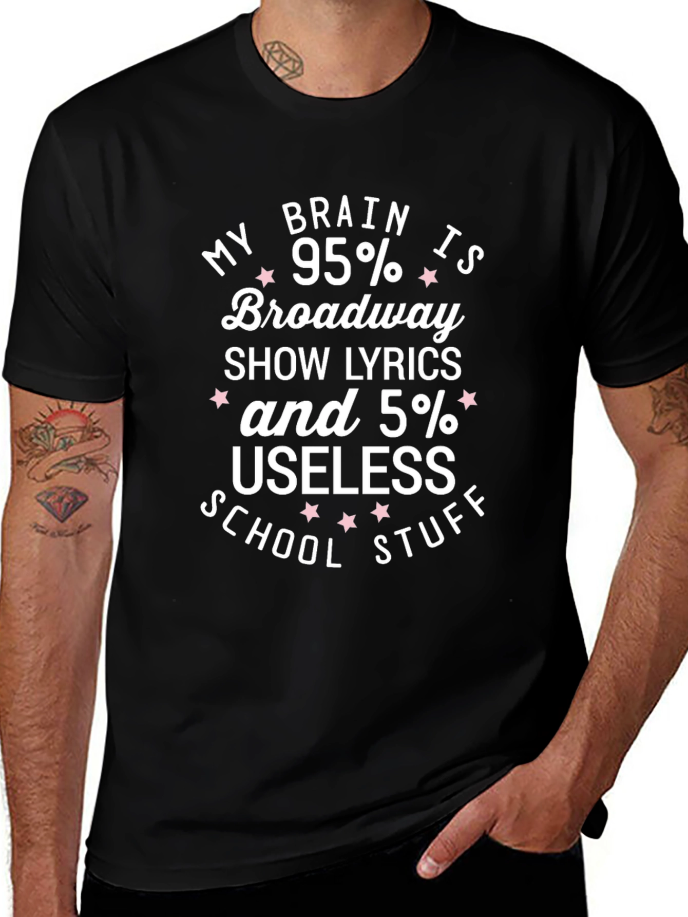 Broadway Lyrics T-Shirt Funny Gift for Theater Lovers