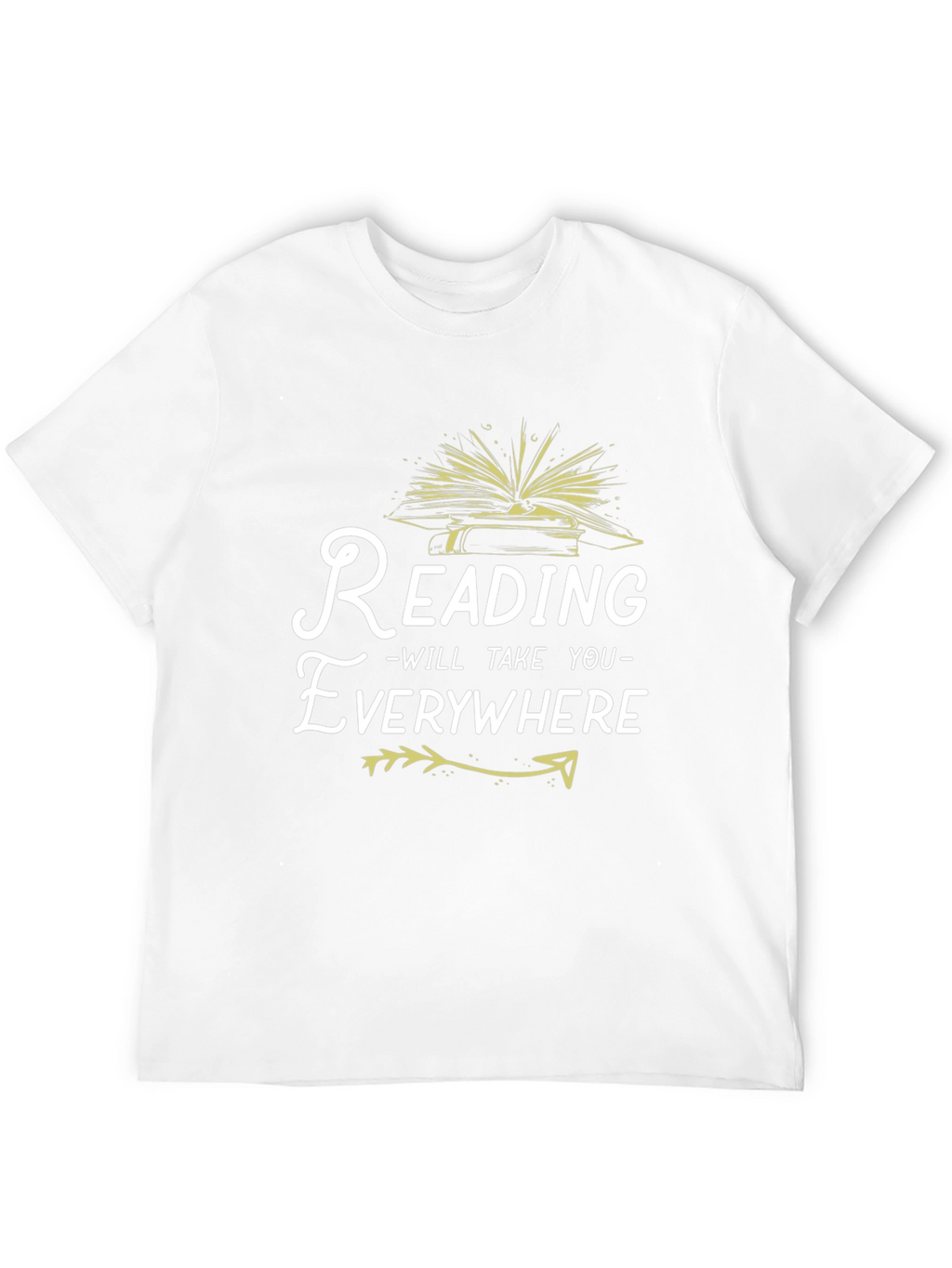 Reading Takes You Everywhere Black T-Shirt