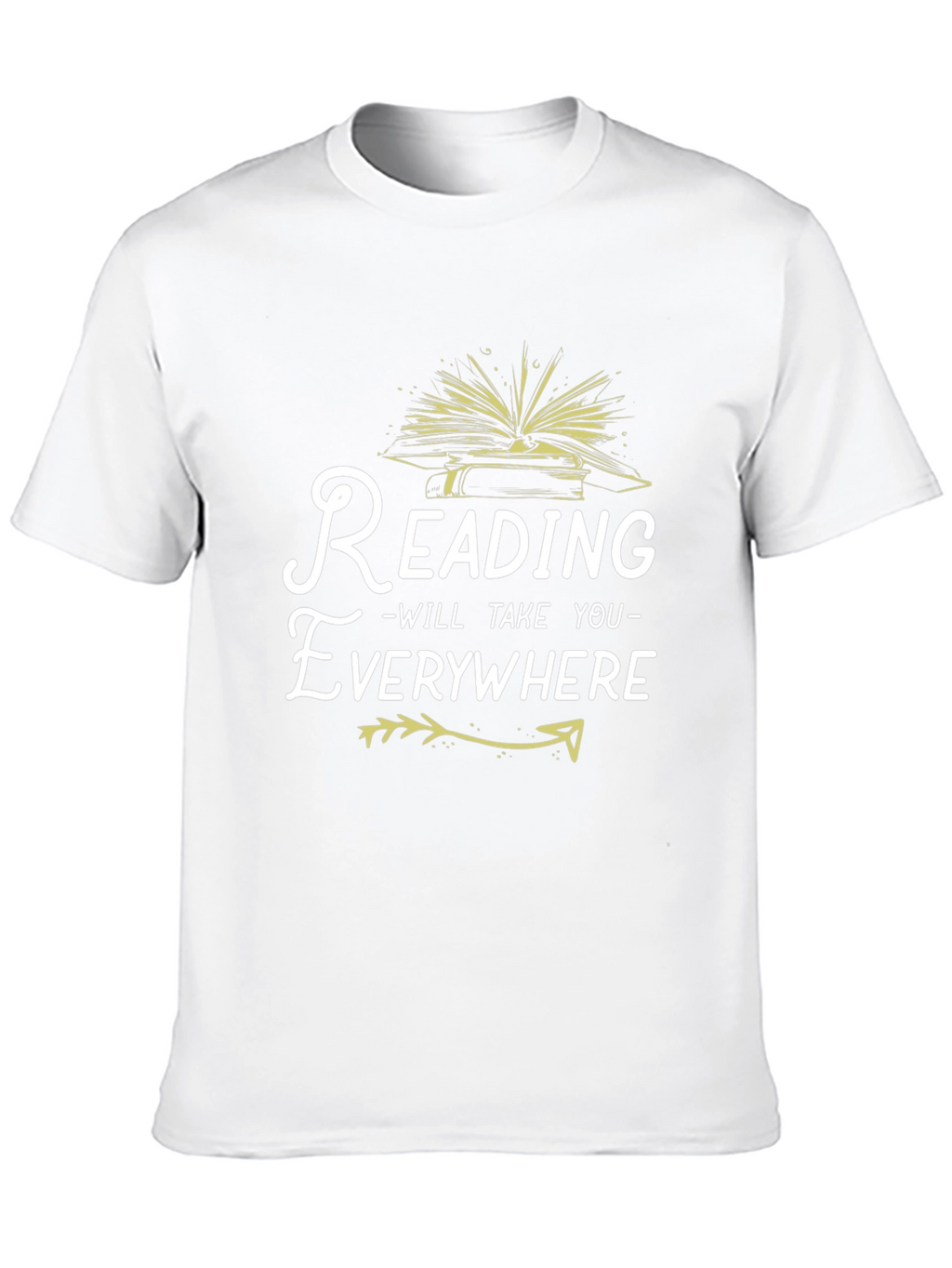 Reading Takes You Everywhere Black T-Shirt