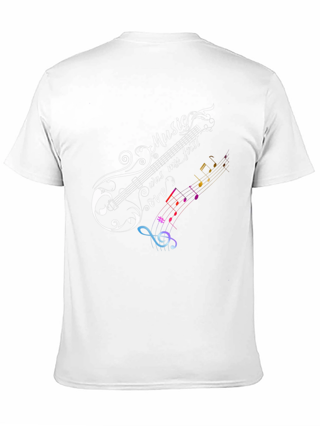 Music Lover Graphic Tee - Black Cotton T-Shirt
