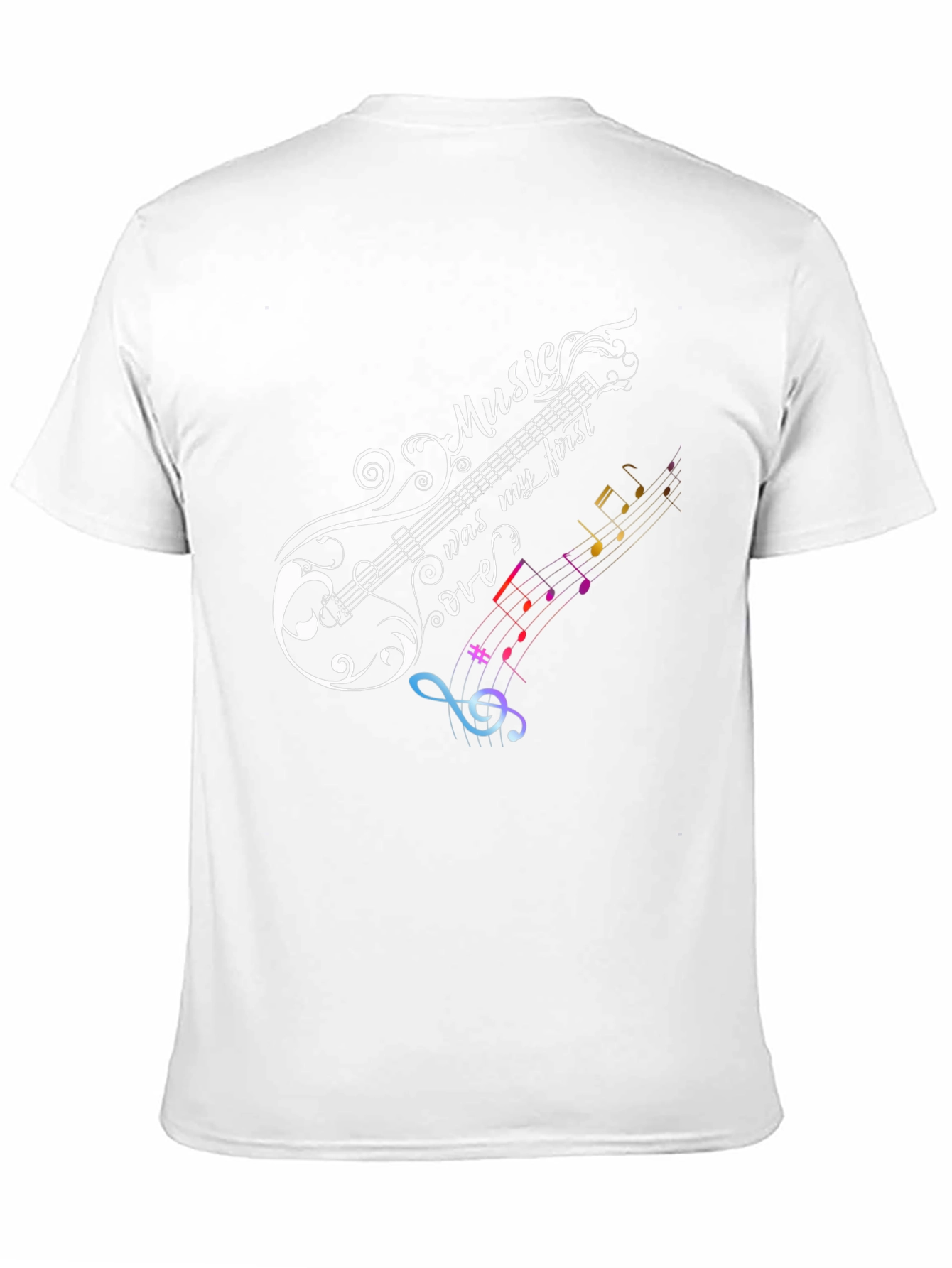Music Lover Graphic Tee - Black Cotton T-Shirt