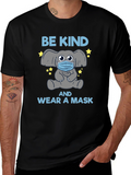 Be Kind Wear a Mask Graphic T-Shirt