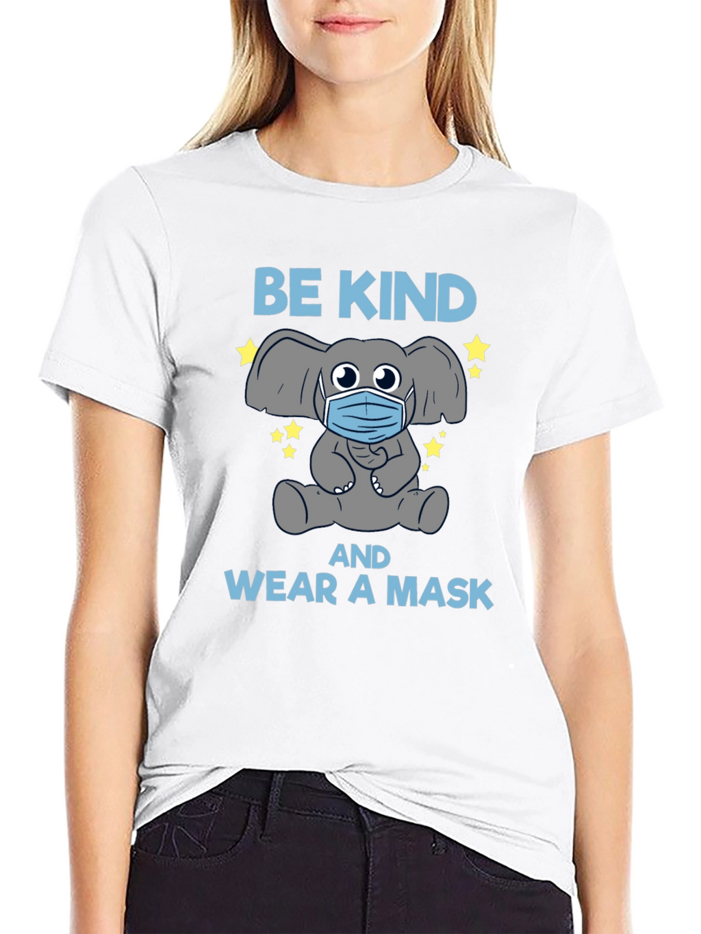 Be Kind Wear a Mask Graphic T-Shirt
